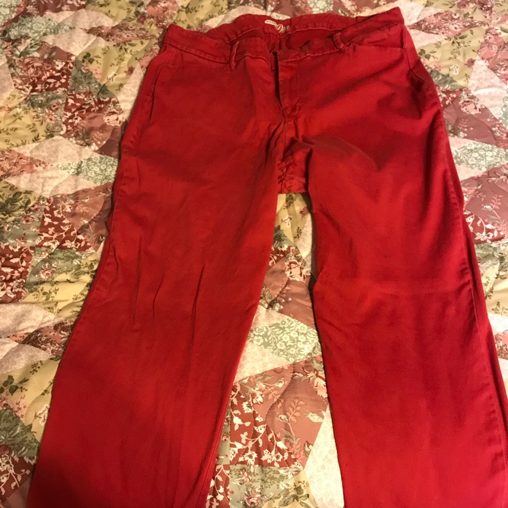 Red pants